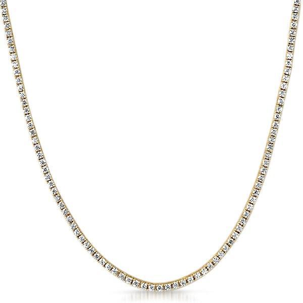 2MM CZ Gold Bling Bling Micro Tennis Chain