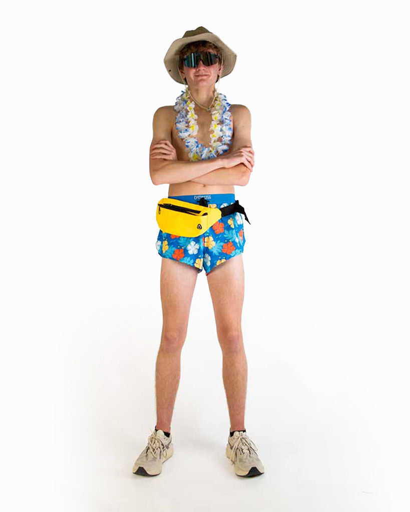 Men's Hawaiian 2" DS Split Shorts