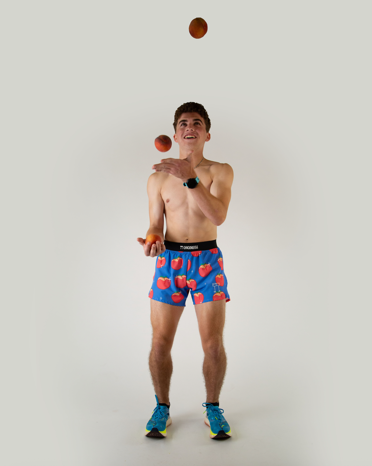Men's Juicy Peaches 4" Half Split Shorts