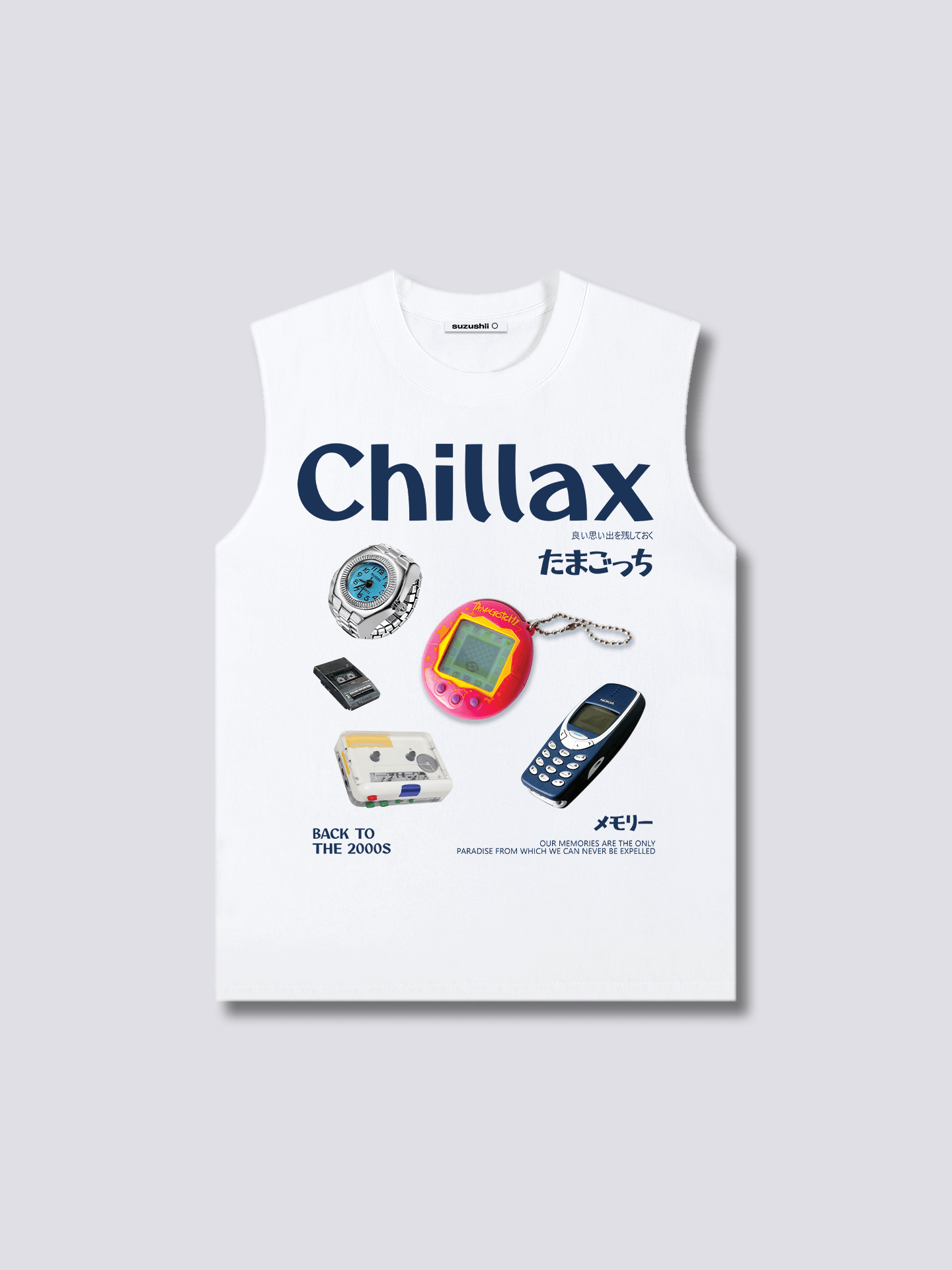 Front Print - Chillax Tank Top