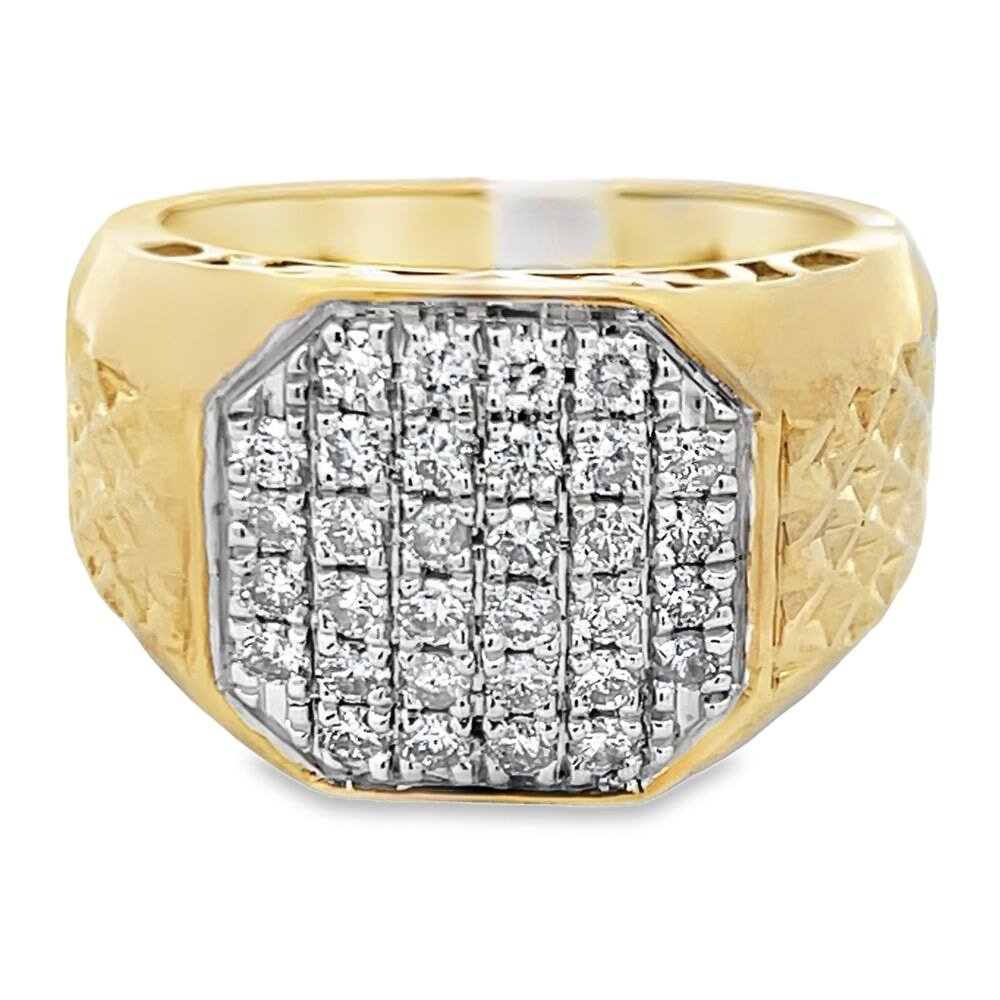 Big Boss 1.00cttw Diamond Ring 10K Yellow Gold