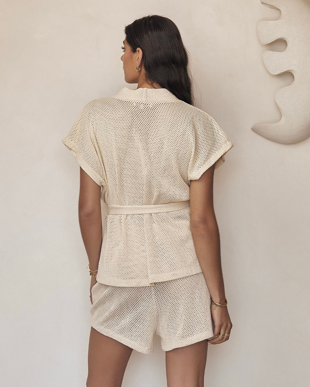 Palermo Shorts Set - Coconut