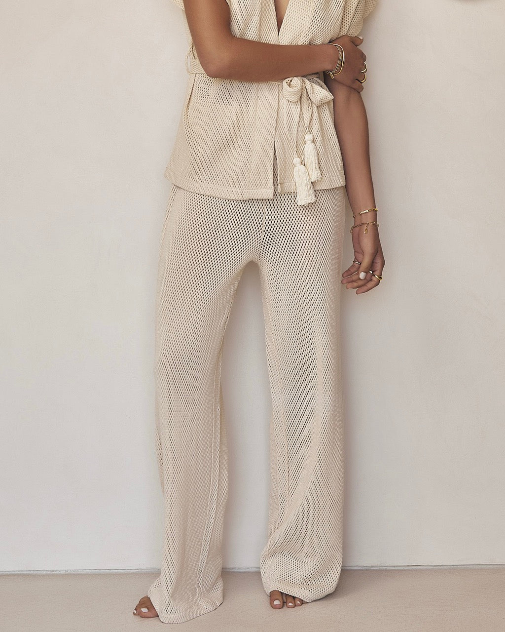 Ferrara Pants Set - Coconut