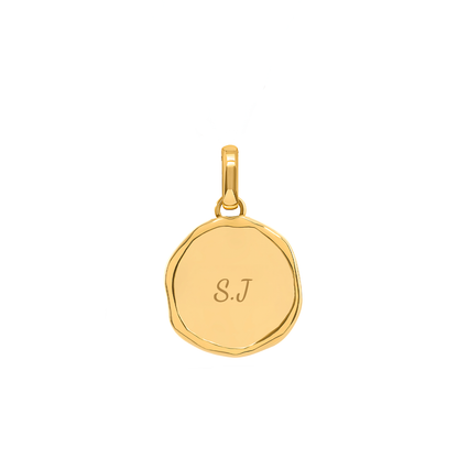 Talisman Snake Birthstone Necklace (Gold)