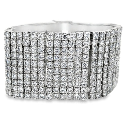 10 Row CZ Tennis Bracelet