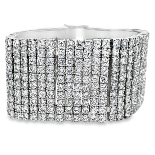 10 Row CZ Tennis Bracelet