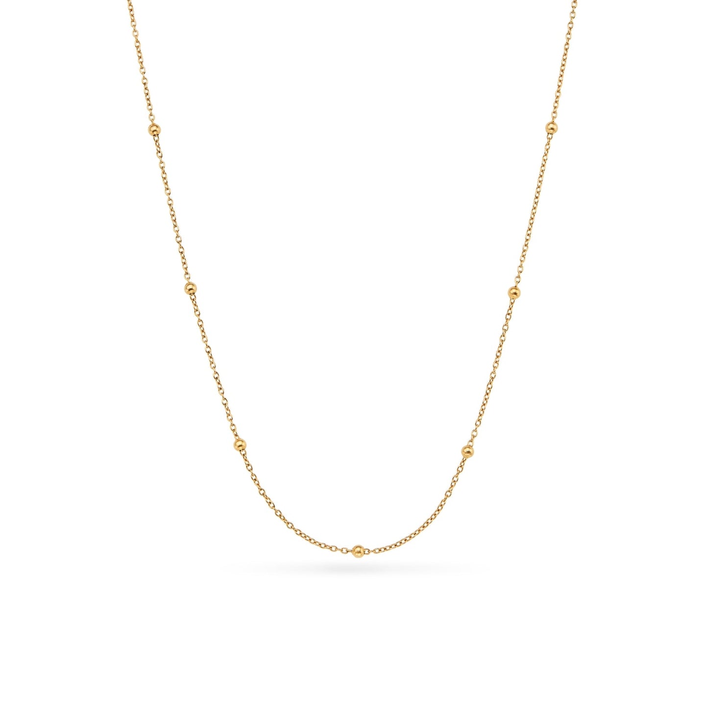 Written In The Stars Handwriting Tag Necklace (Gold)