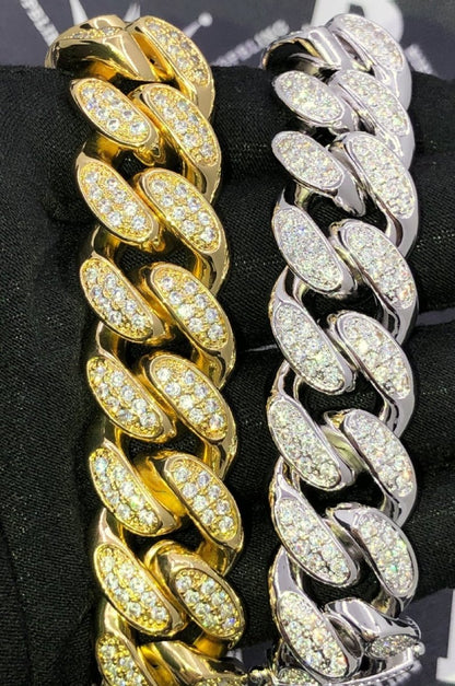 20MM Miami Cuban Link Hip Hop Bling Bling Bracelet