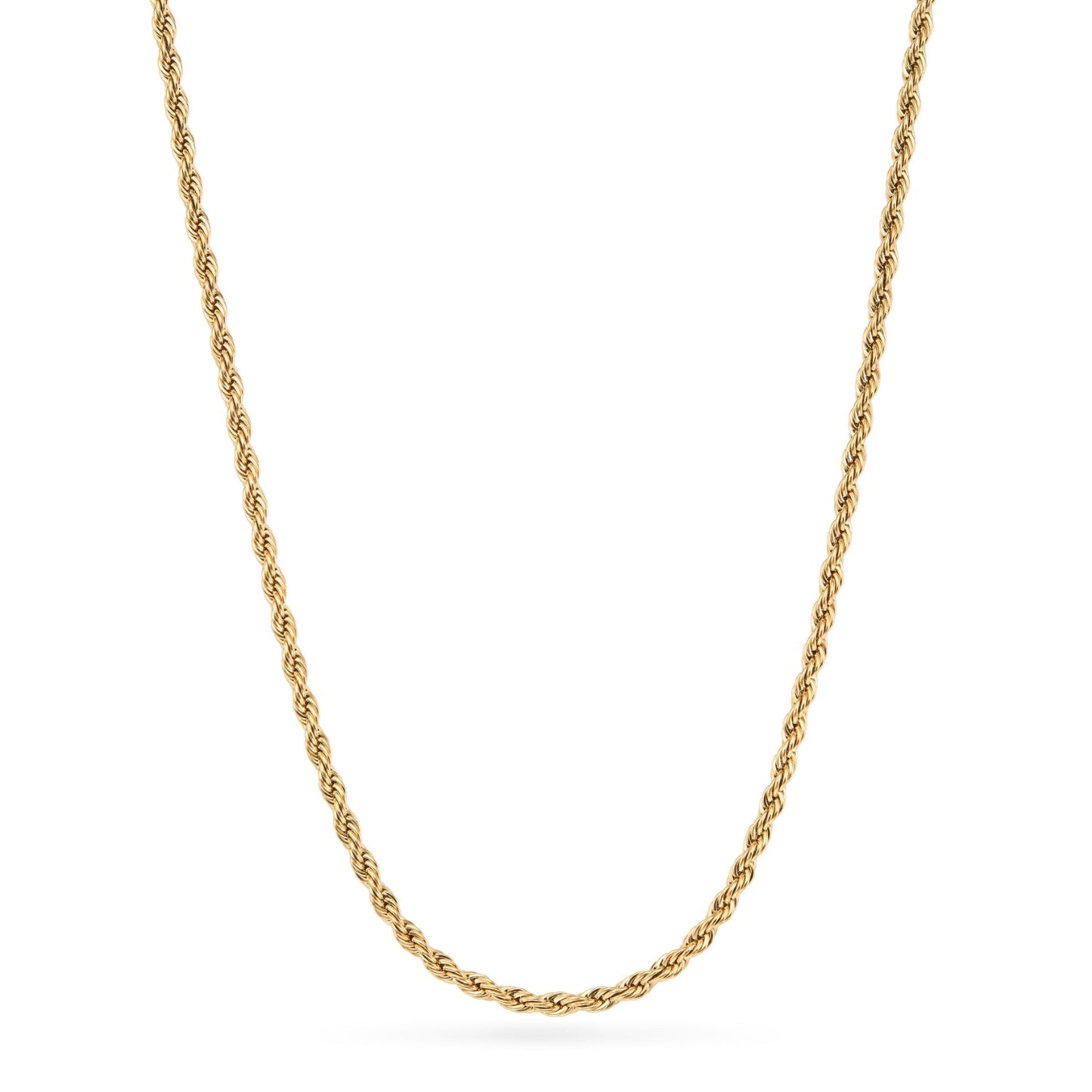 Written in The Sand Initial Necklace (Gold)
