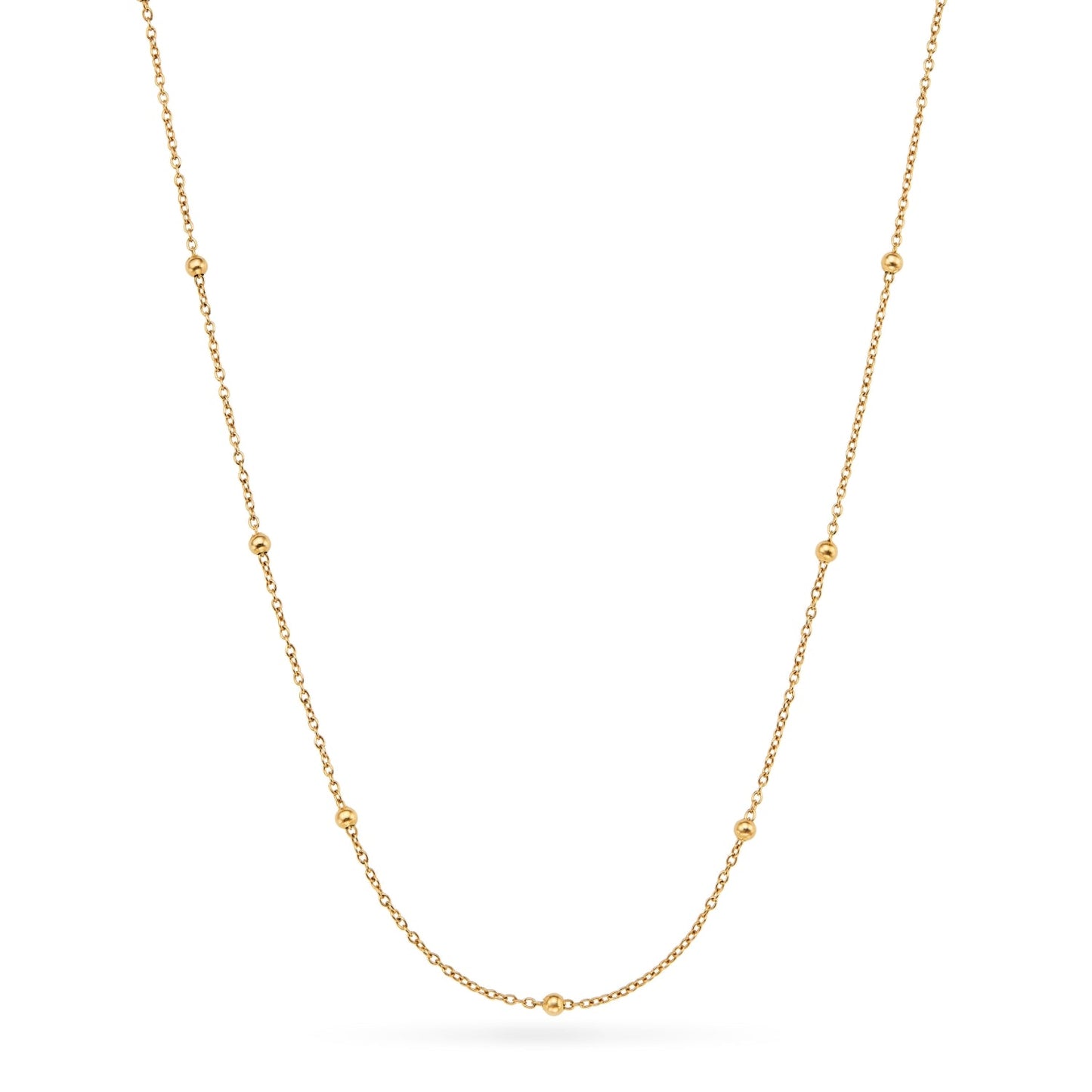 Written In The Stars Handwriting Tag Necklace (Gold)