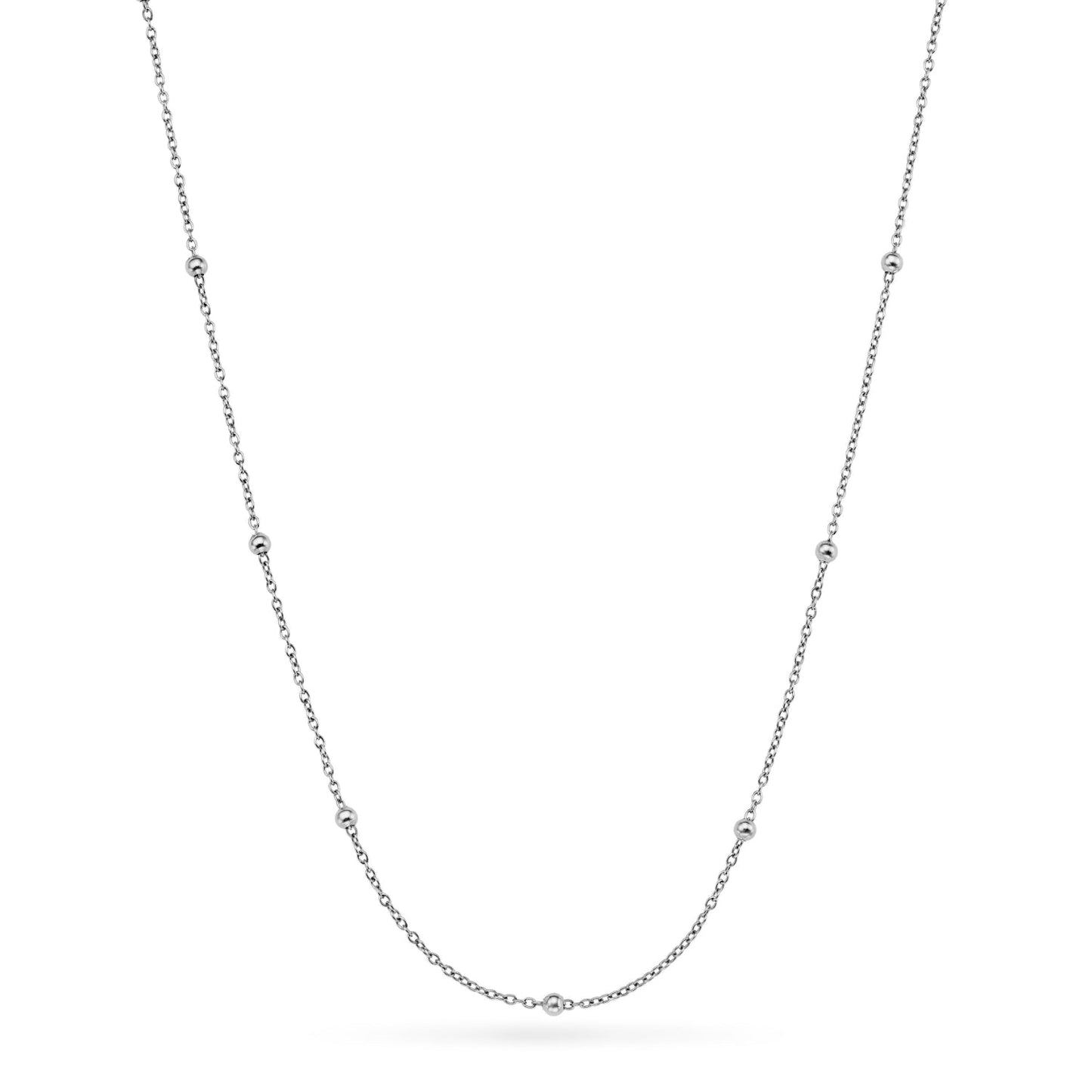 Written In The Stars Handwriting Tag Necklace (Silver)