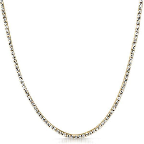 2MM CZ Gold Bling Bling Micro Tennis Chain