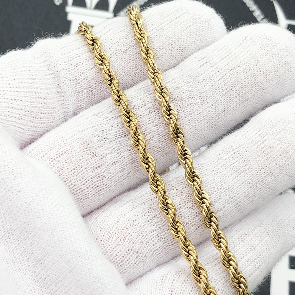 4MM Stainless Steel French Rope Chain