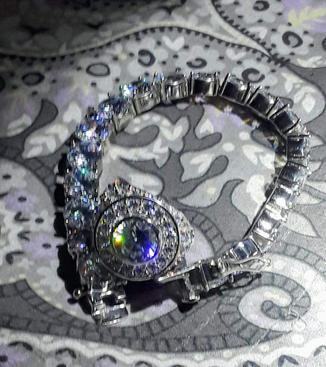 .925 Sterling Centerstone CZ Iced Out Ring