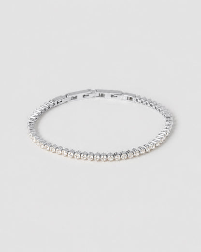 Allegra Tennis Bracelet - Silver