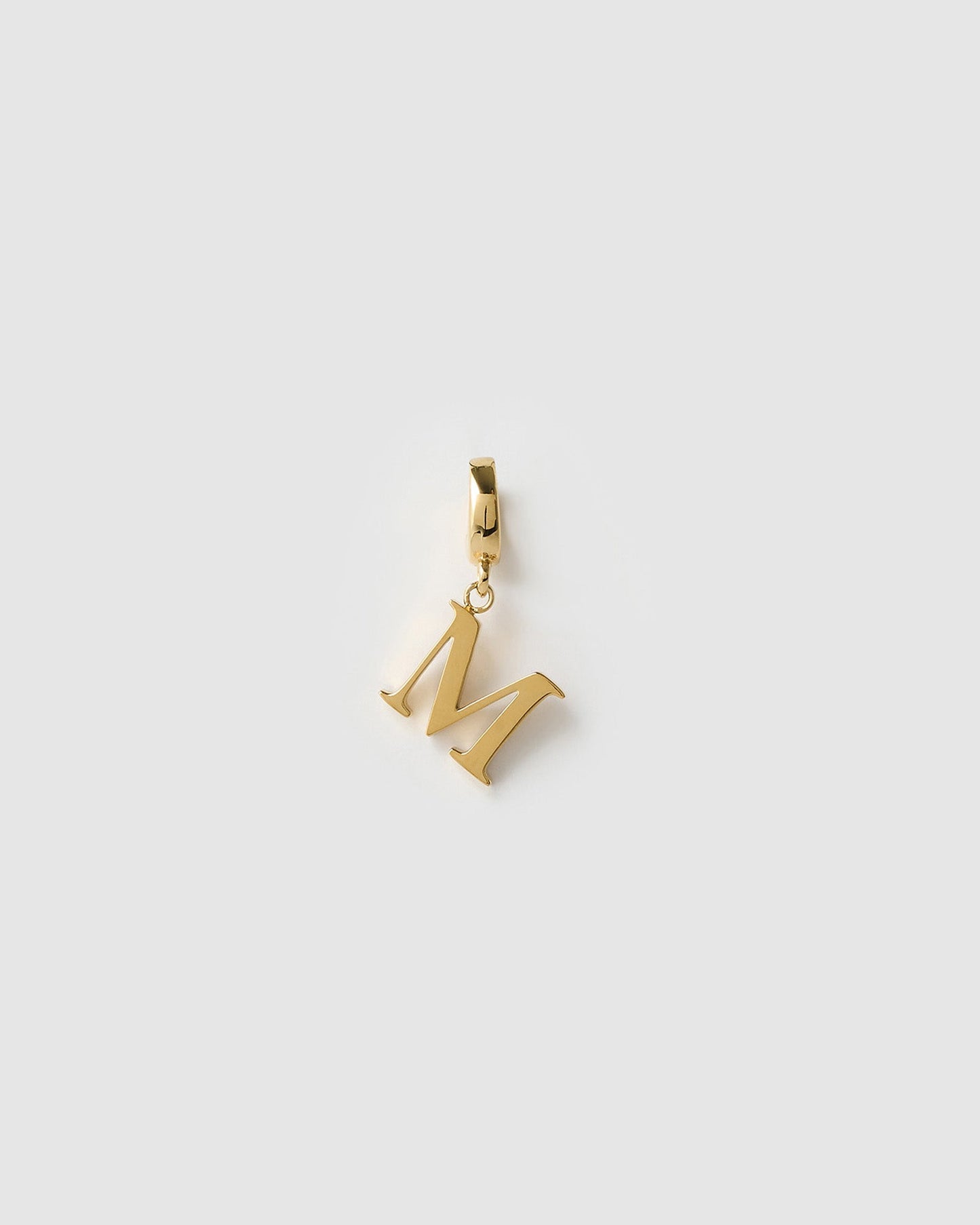 Alphabet Clip-On Gold Charm