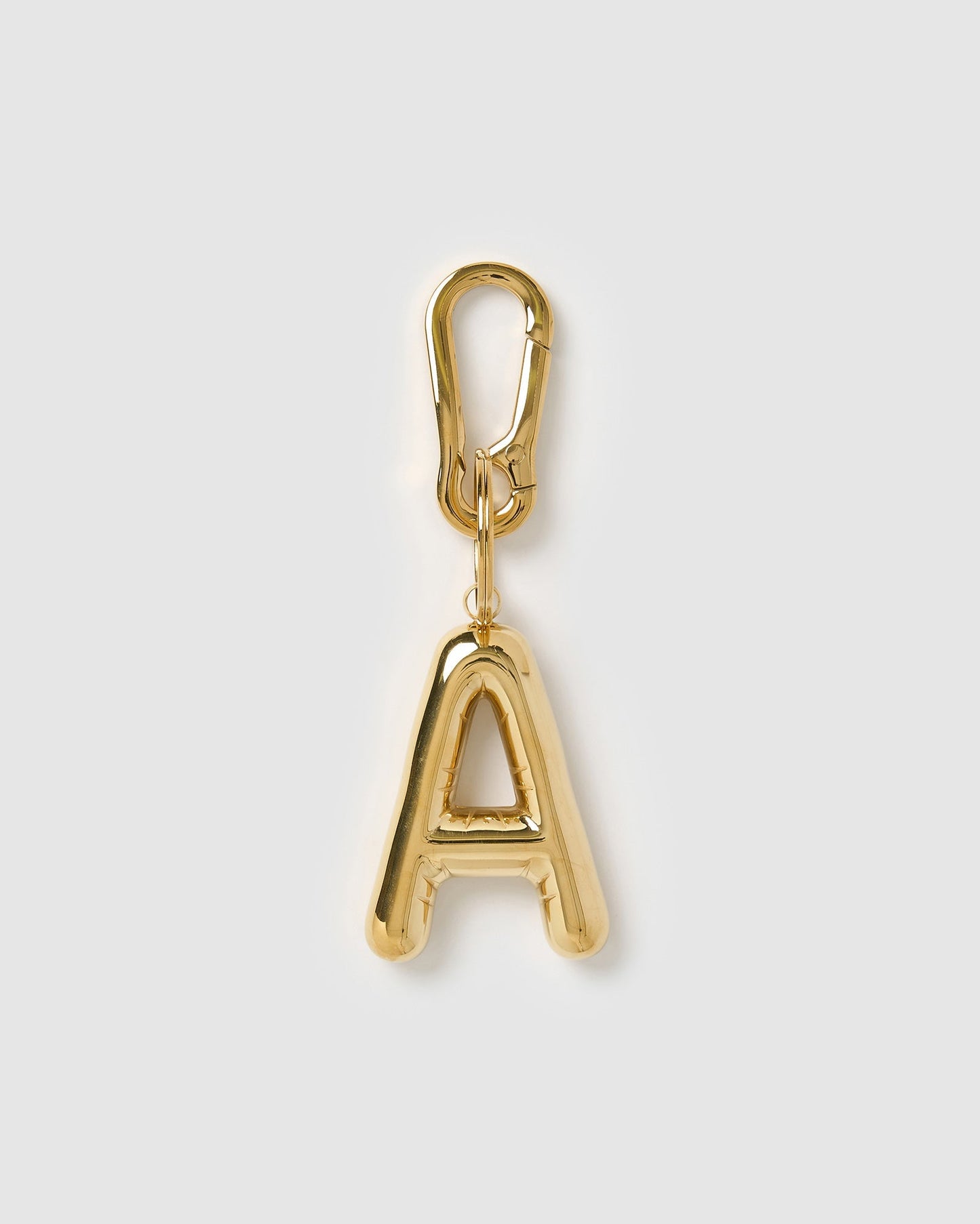 Alphabet Gold Key Ring