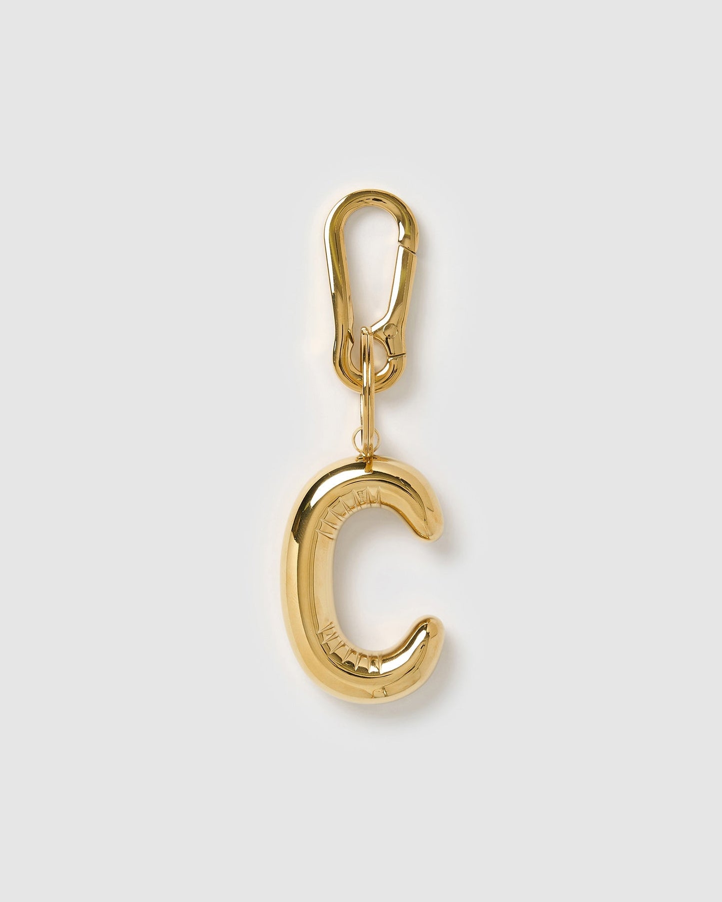 Alphabet Gold Key Ring