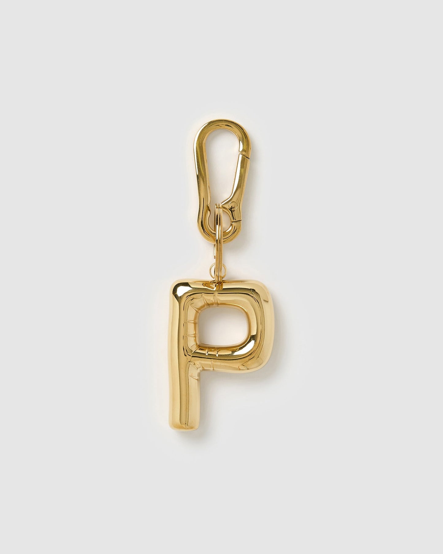 Alphabet Gold Key Ring