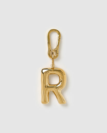 Alphabet Gold Key Ring