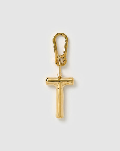 Alphabet Gold Key Ring