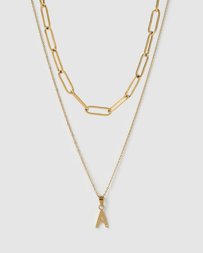 Alphabet Necklace Stack