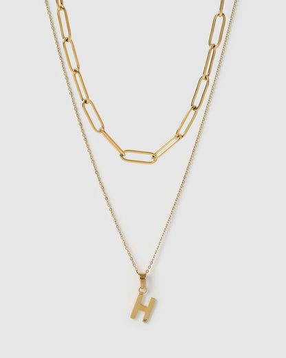 Alphabet Necklace Stack