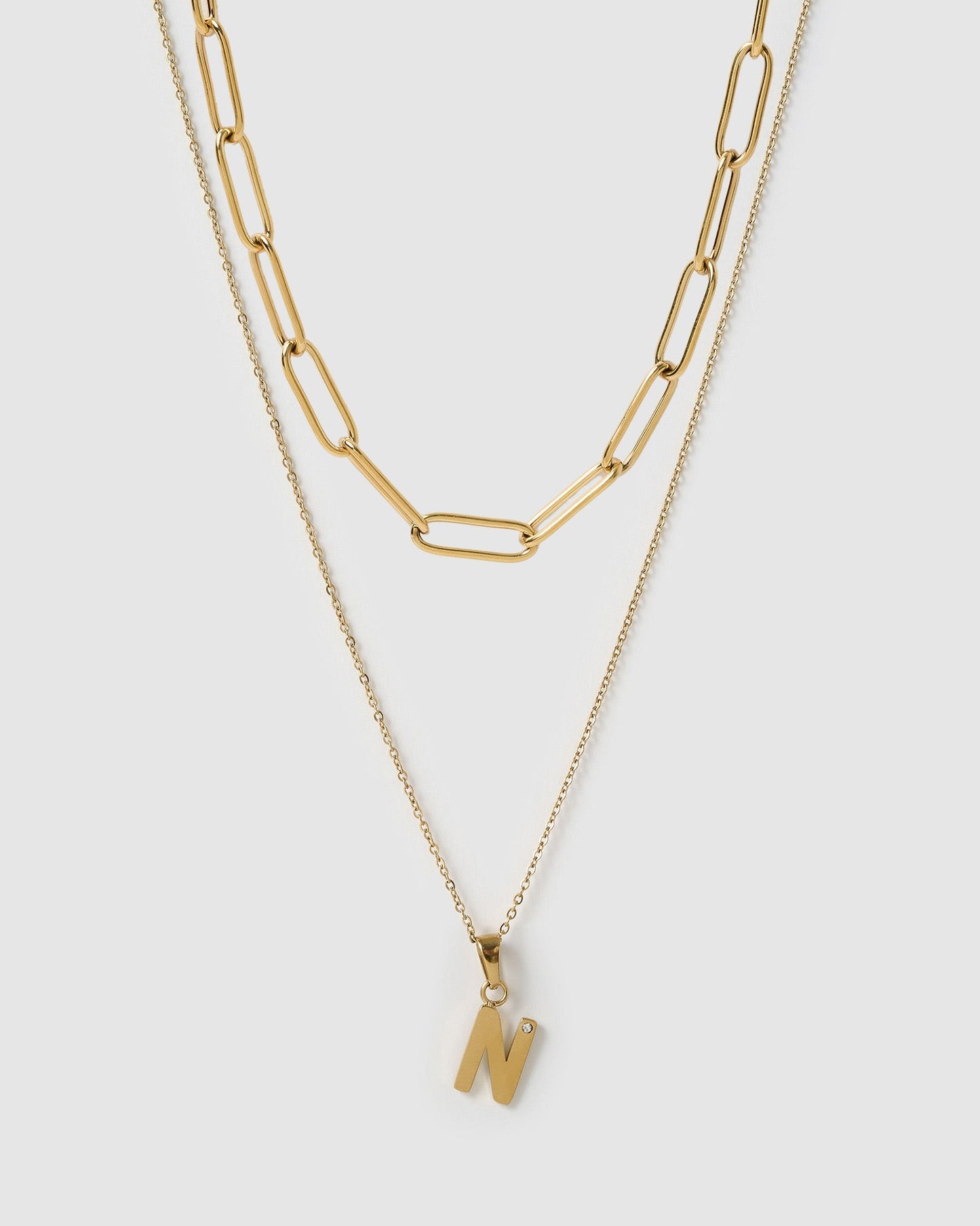 Alphabet Necklace Stack