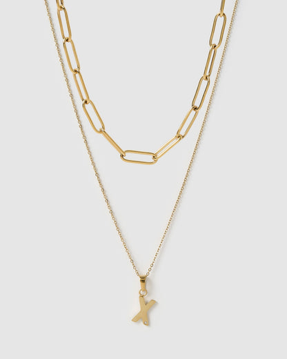 Alphabet Necklace Stack