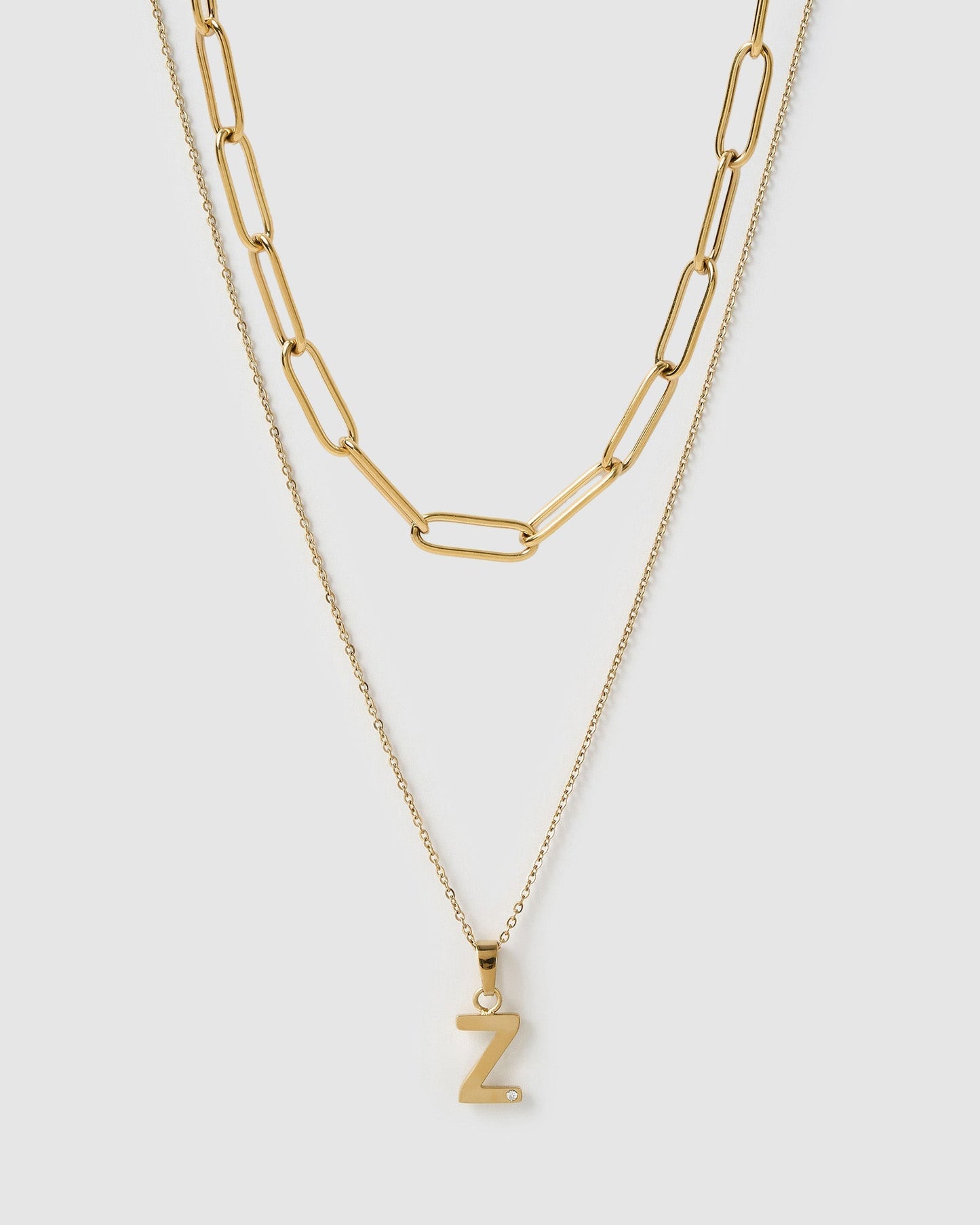 Alphabet Necklace Stack