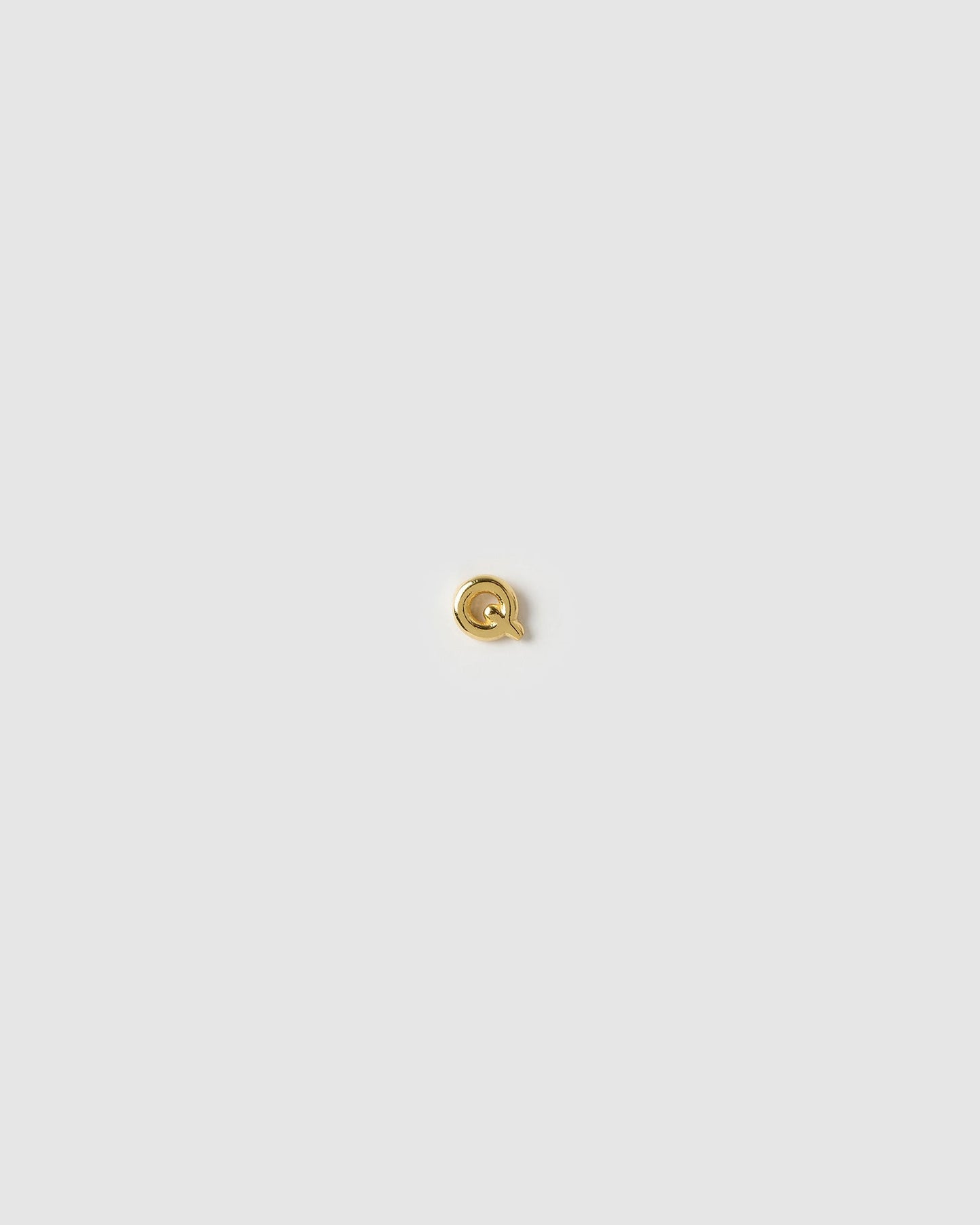 Alphabet Gold Single Stud