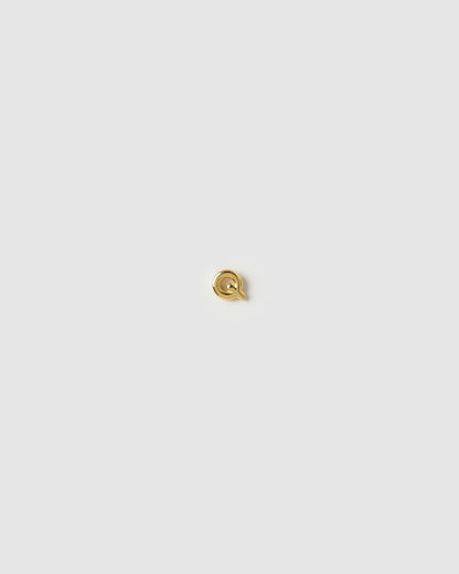 Alphabet Gold Single Stud