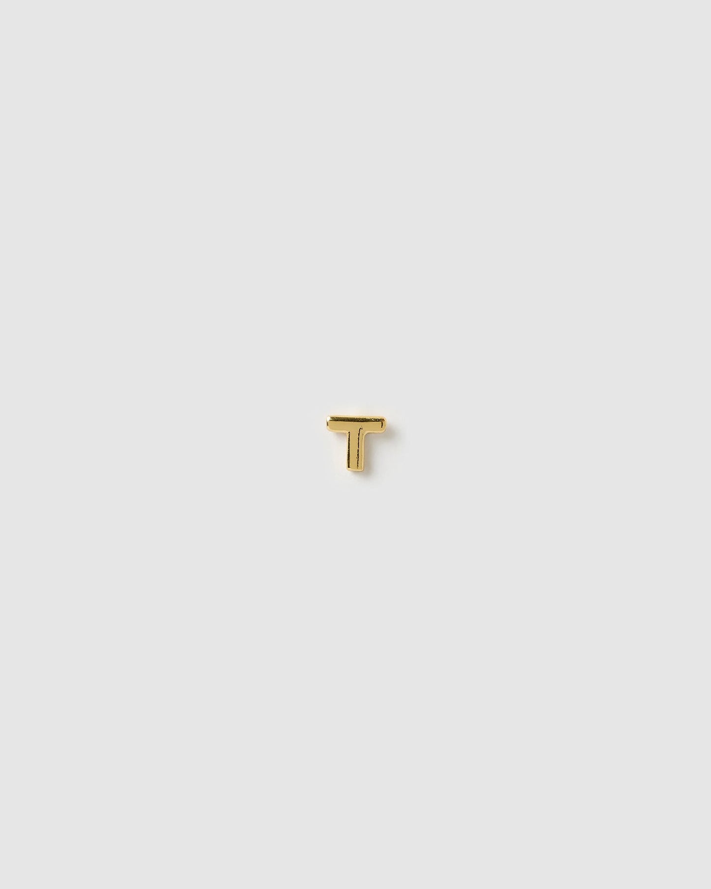 Alphabet Gold Single Stud