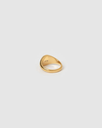 Amira Gold and Pearl Ring