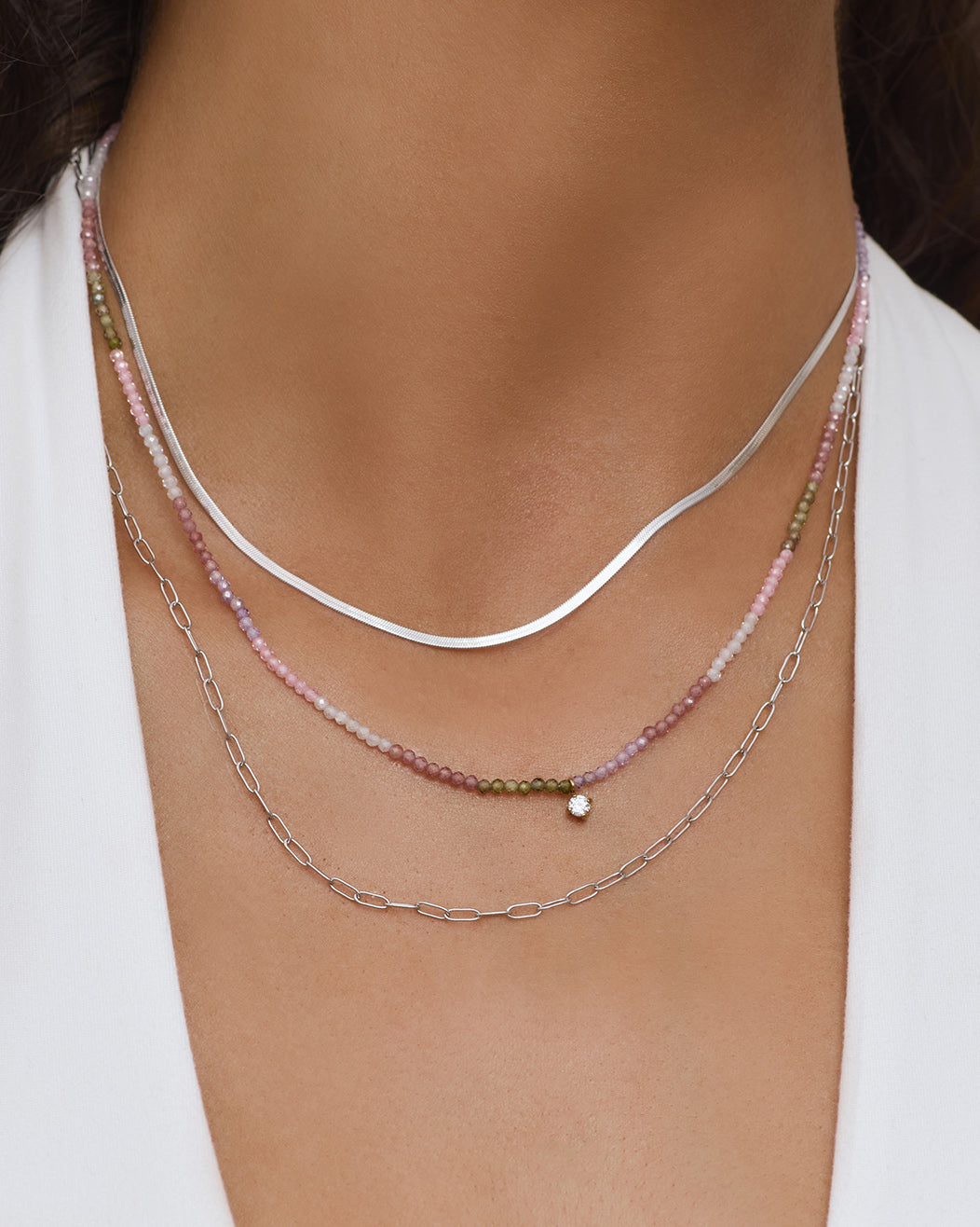 Louie Silver Necklace