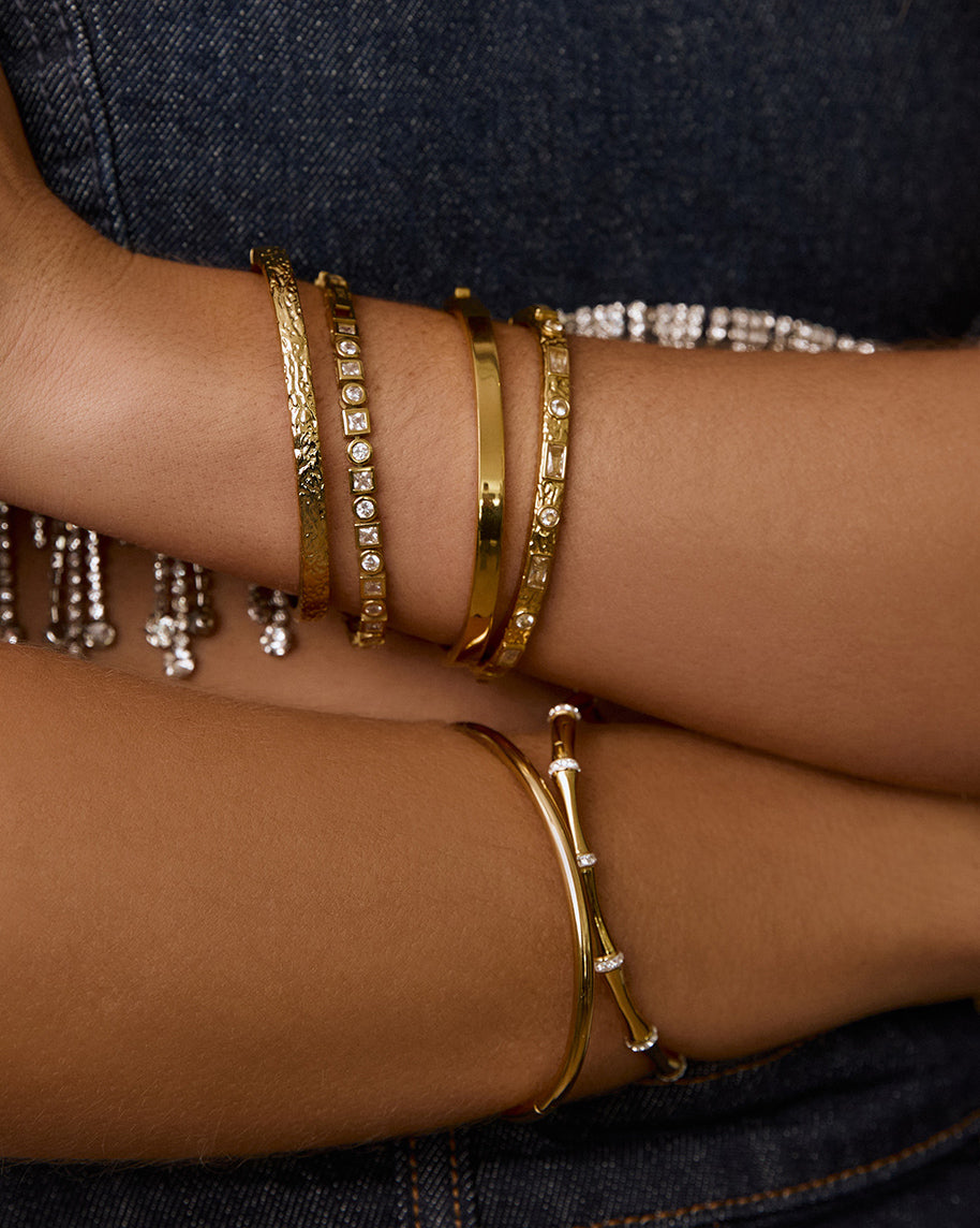 Tinka Gold Bracelet - Stone