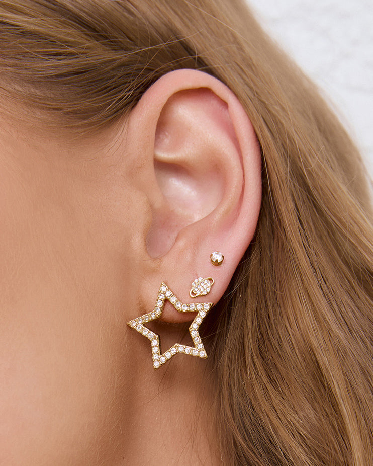 Saturn Stud Earrings