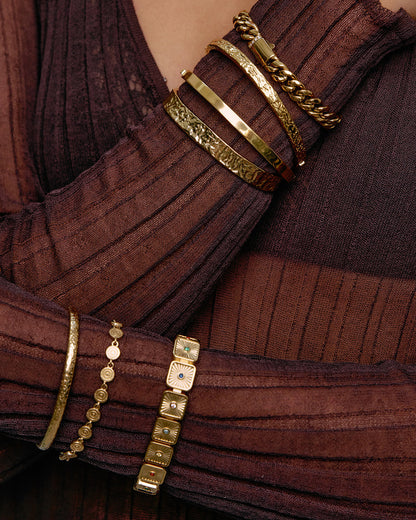 Olivia Gold Cuff Bracelet