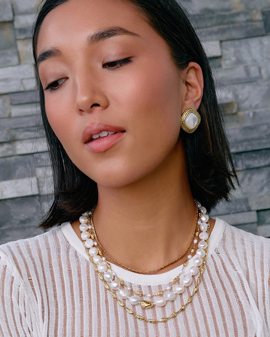 Ophelia Mother Of Pearl Earrings