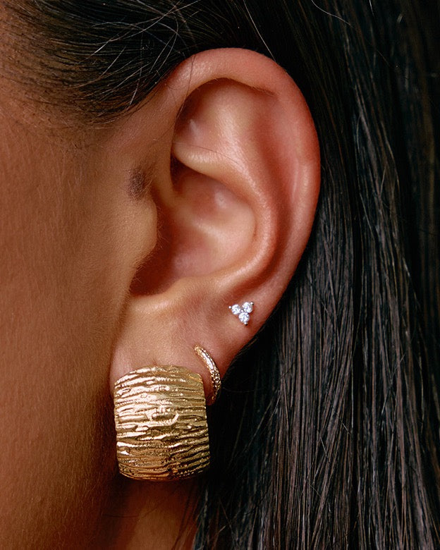 Cassia Single Stack Stud Earring