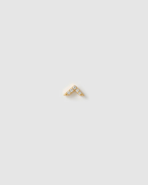 Arrow Single Stacker Stud Earring