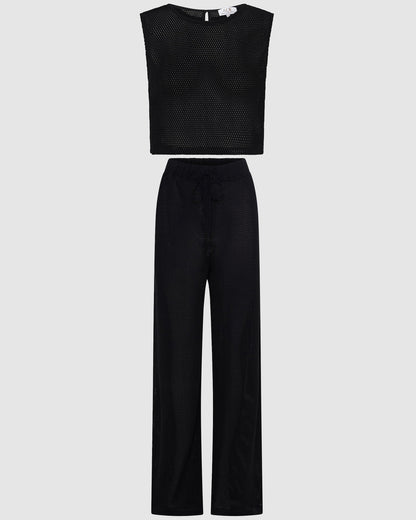Bari Pants Set - Liquorice