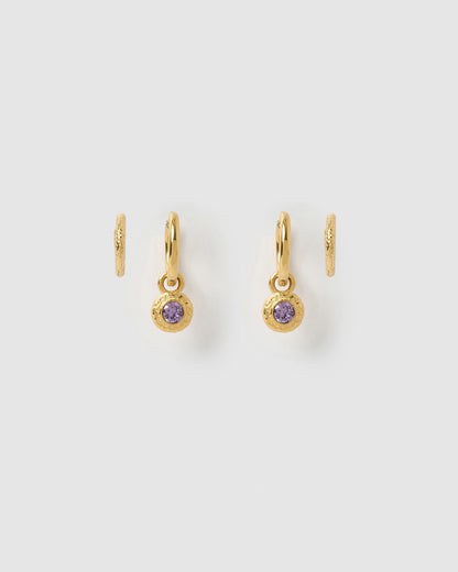 Birthstone Earring Stack