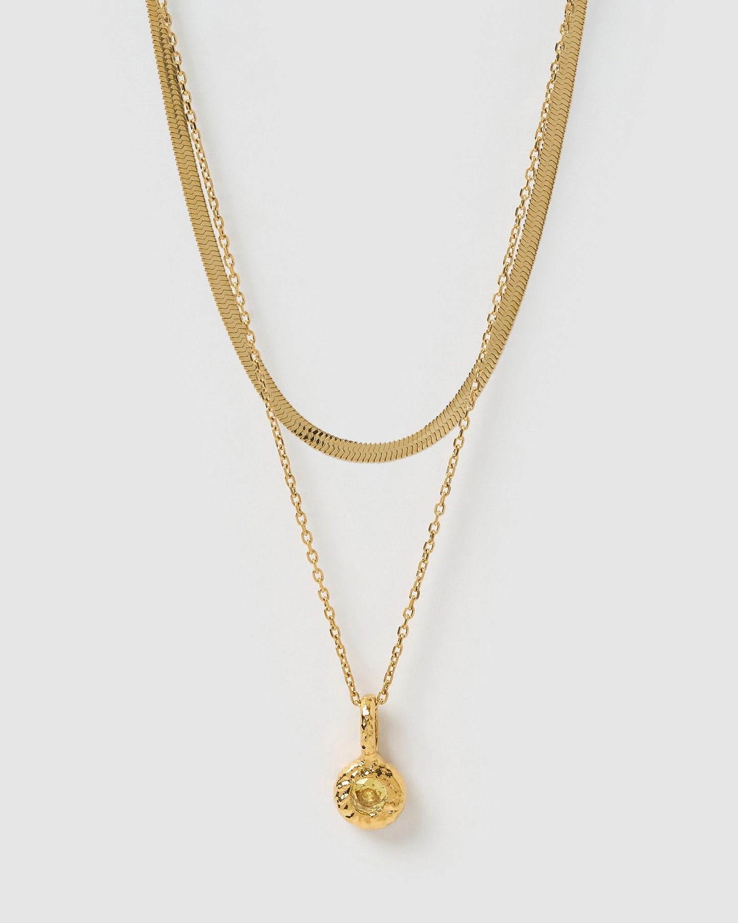 Birthstone Necklace Stack