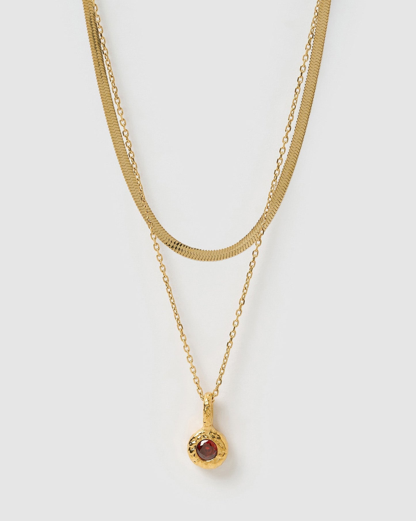 Birthstone Necklace Stack