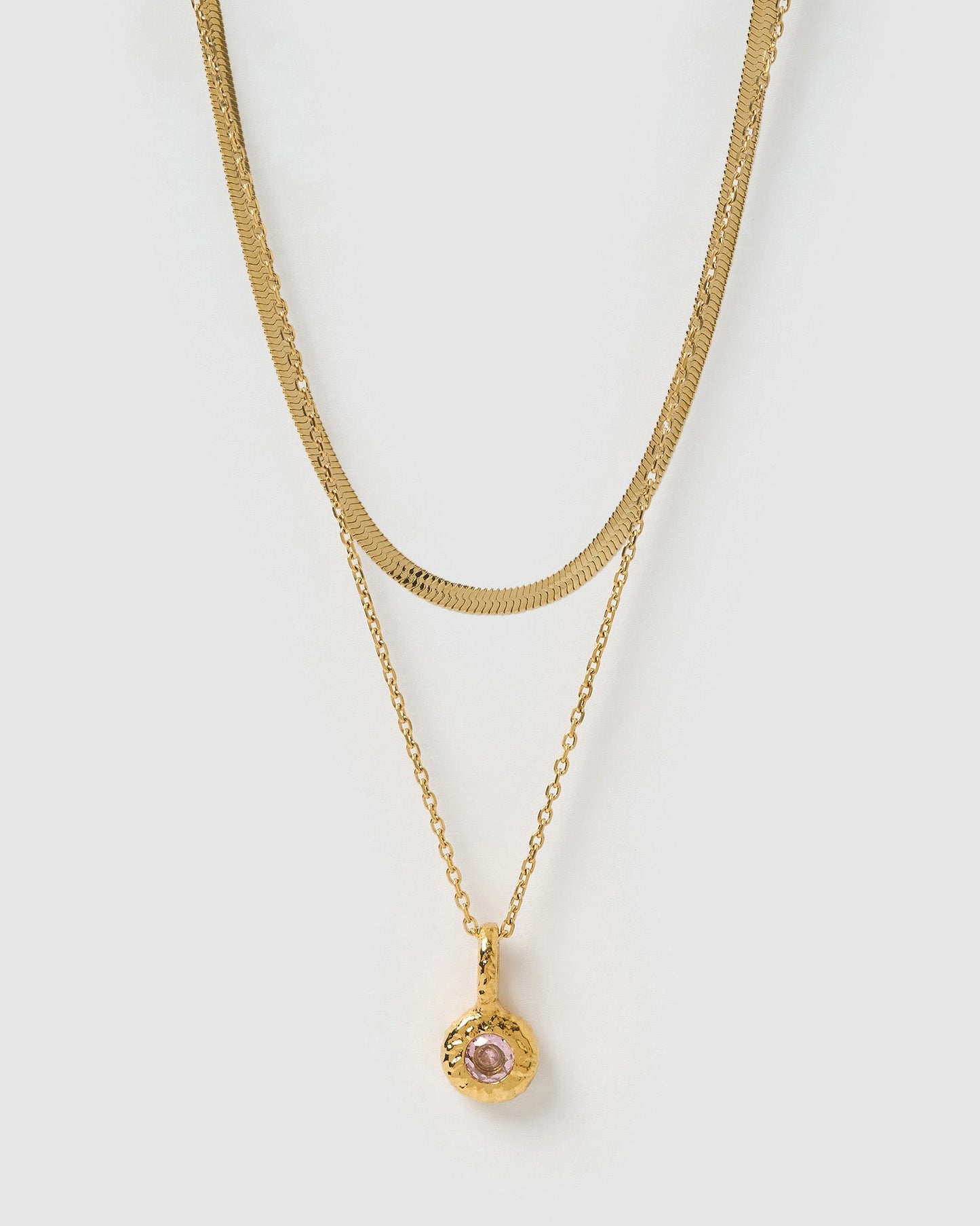 Birthstone Necklace Stack