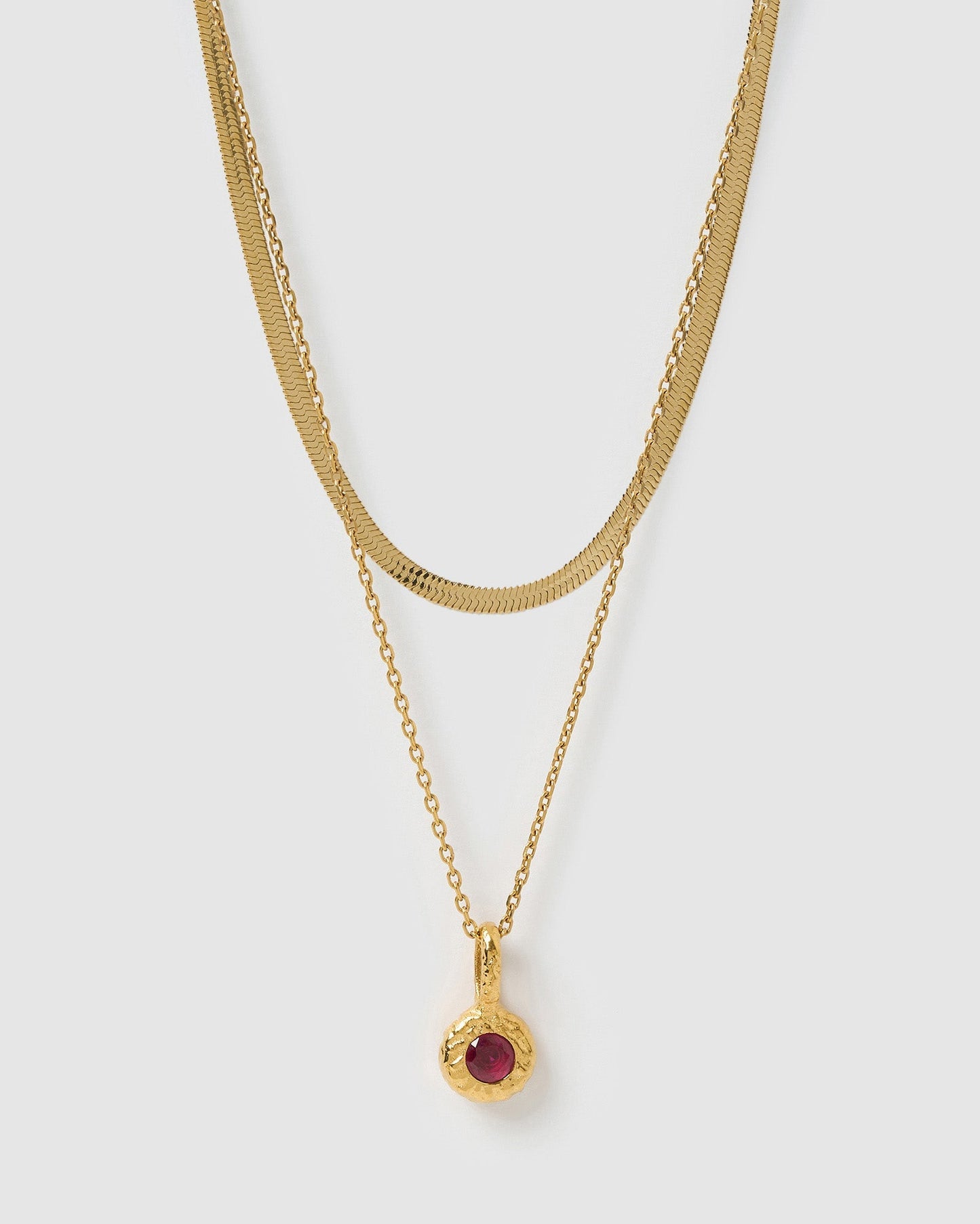 Birthstone Necklace Stack