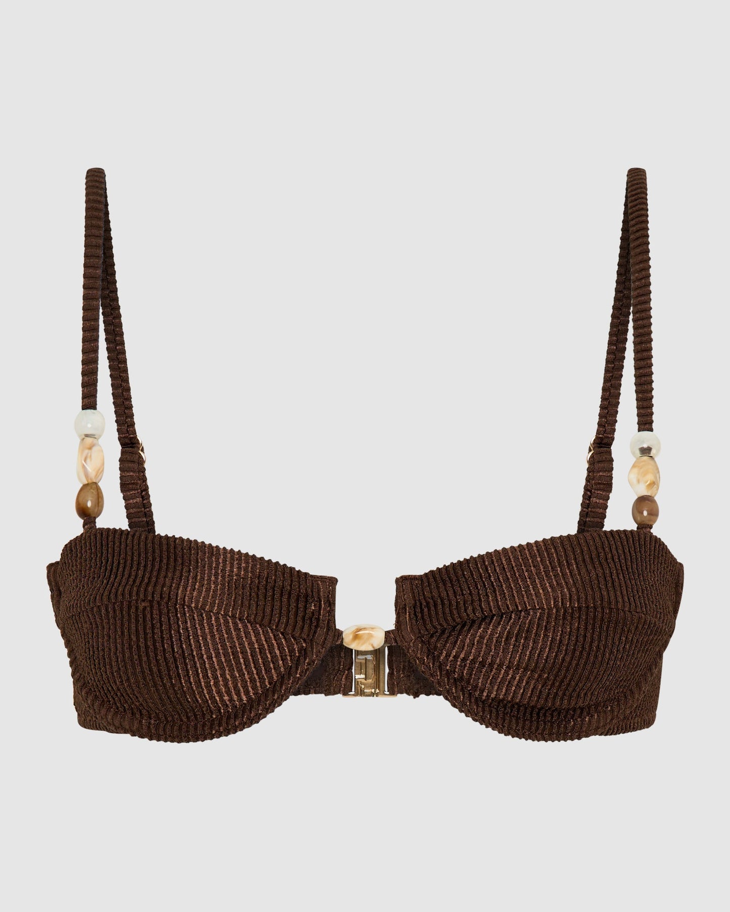 Capri Bikini Top - Chocolate