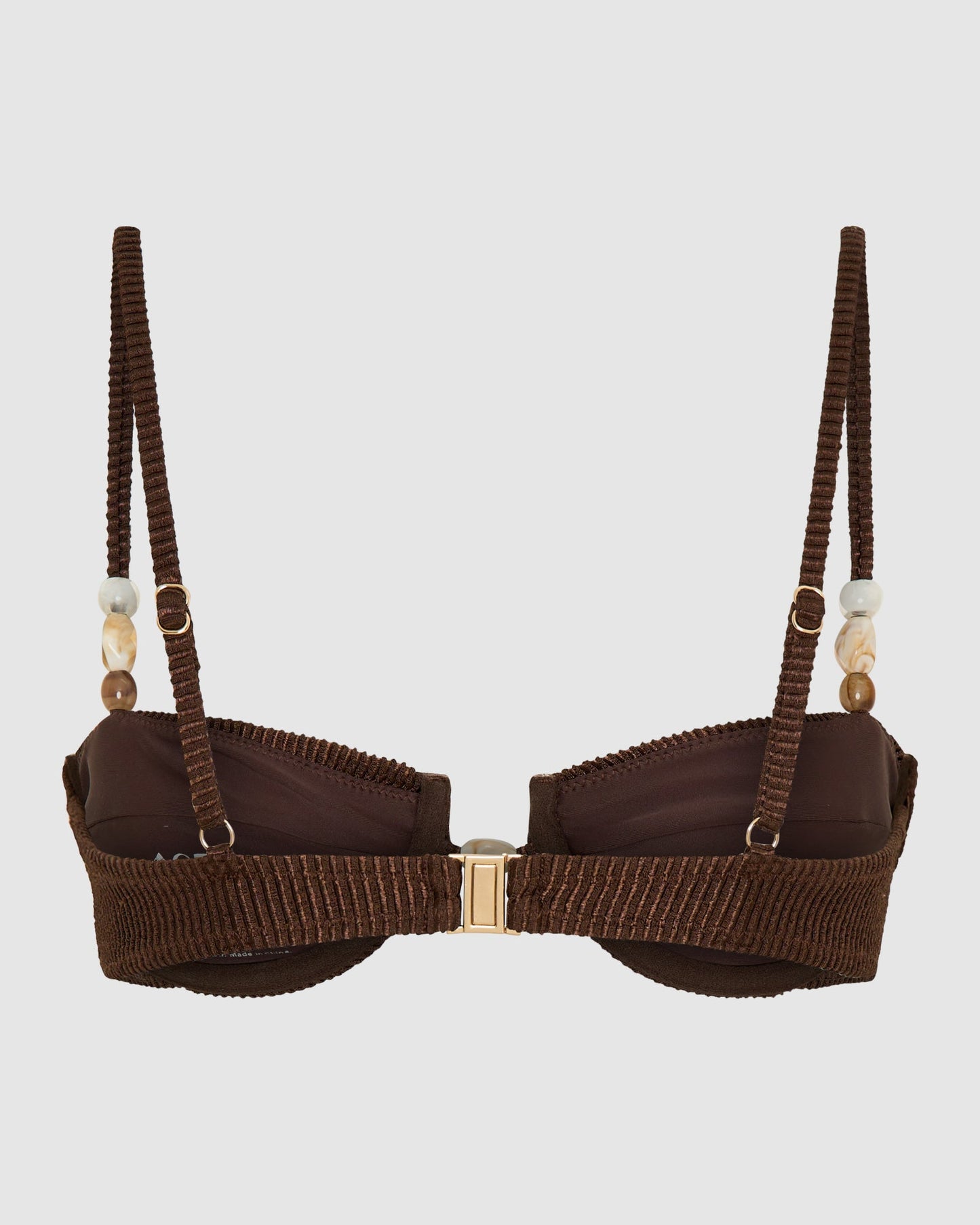Capri Bikini Top - Chocolate