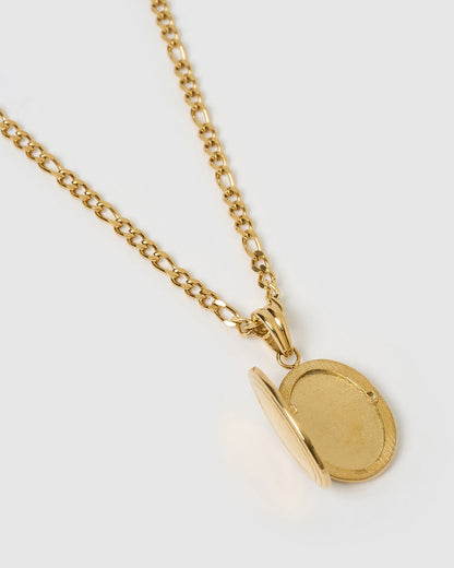 Classic Gold Locket Necklace
